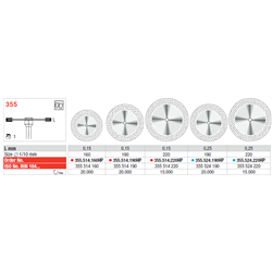 DISCHI 355.524.220 DIAM.HP