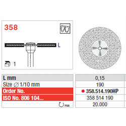 DISCHI 358.514.190 DIAM.HP