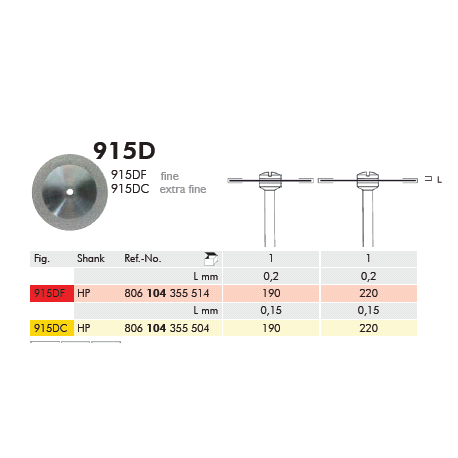 DISCHI DIAM.915DF.104.220 Pz.1