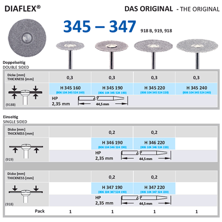 DISCHI HORICO DIAFLEX H345.220