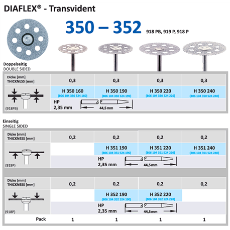 DISCHI HORICO DIAFLEX H351.220