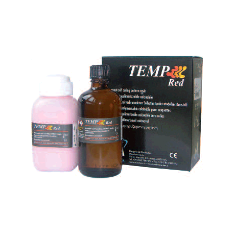 RESINA TEMP ROSSA gr.100+LIQ.
