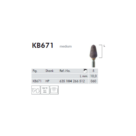 ABRASIVI VERDI K+B 671.104.060 Pz.5