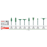 ABRASIVI 0143 pz.12 VERDI