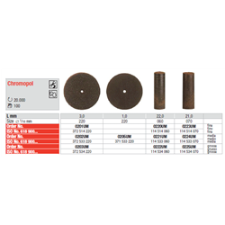 ABRASIVI 0202 pz.100 CHROMOPOL