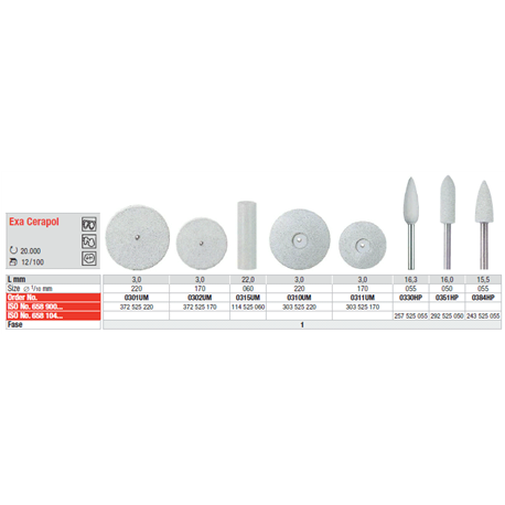 ABRASIVI 0315 pz.12 GRIGI