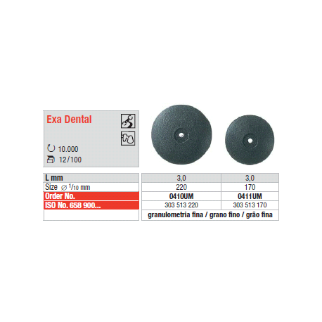 ABRASIVI 0411 pz.100 NERI
