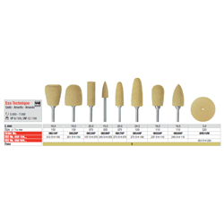 ABRASIVI 0654 pz.6 GIALLI