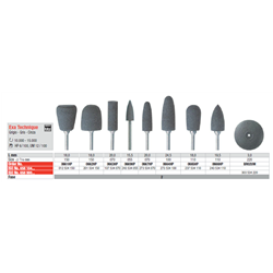 ABRASIVI 0664 pz.6 ANTRACITE