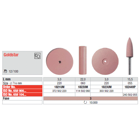 ABRASIVI 1823 GOLDSTAR Pz.100