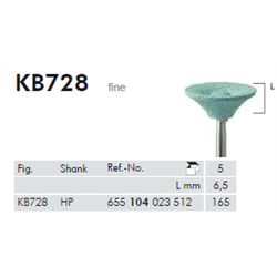 ABRASIVI KB728.104.165 VERDI Pz.5