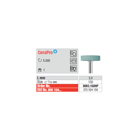 ABRASIVI 8003.104.150 CERAPRO
