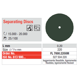 DISCHI SEP.FL7000.220 UM Pz.25