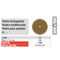 RUOTINA OCCLUPOL EDENTA 1108  Pz.6