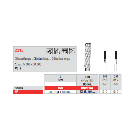 FRESE TUNG.C31L.104.010 PZ.6
