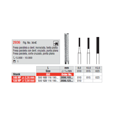 FRESE 2936.010 TAGLIO INCROC.