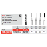 FRESE 3870.012 X SCANALATURA