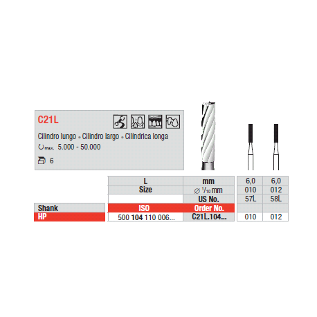 FRESE TUNG.C21L.104.010 Pz.6