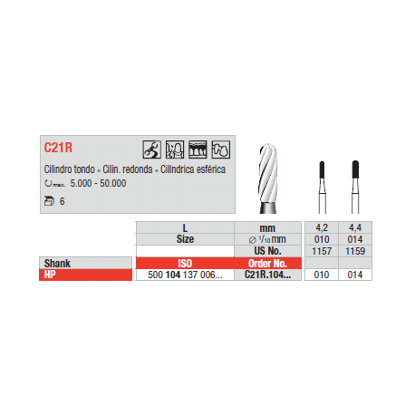 FRESE TUNG.C21R.104.014 Pz.6