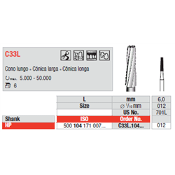 FRESE TUNG.C33L.104.012 Pz.6