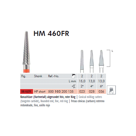 FRESE TUNG.HM460FR.103.036 Pz.1