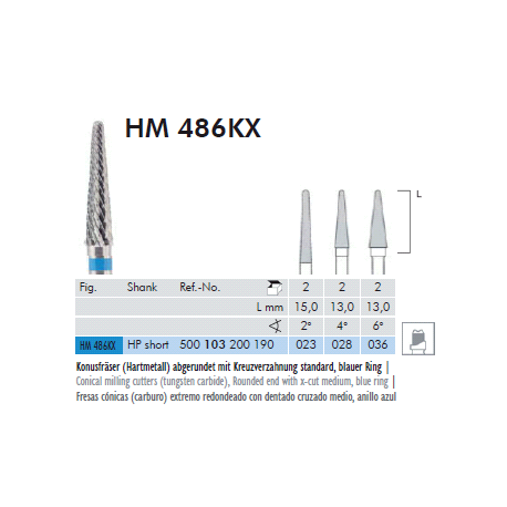 FRESE TUNG.HM486KX.103.036 Pz.1