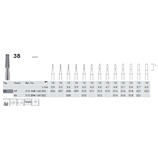 FRESE ACCIAIO 38.104.007 Pz.10