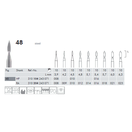 FRESE ACCIAIO.HP 48.104.008