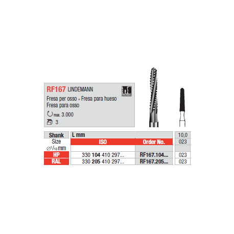 FRESE ACCIAIO RF167.104.023 PZ3