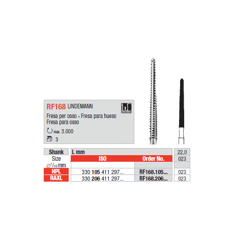 FRESE ACCIAIO RF168.105.023 PZ3