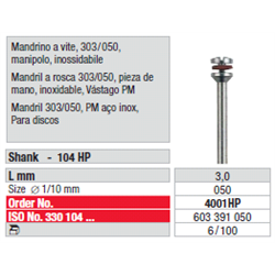 MANDRINO A ROSCA 4001 HP PZ. 6