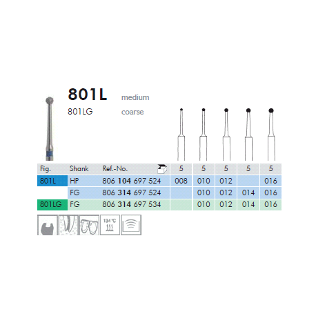 PUNTE DIAM.801L.104.008 Pz.5