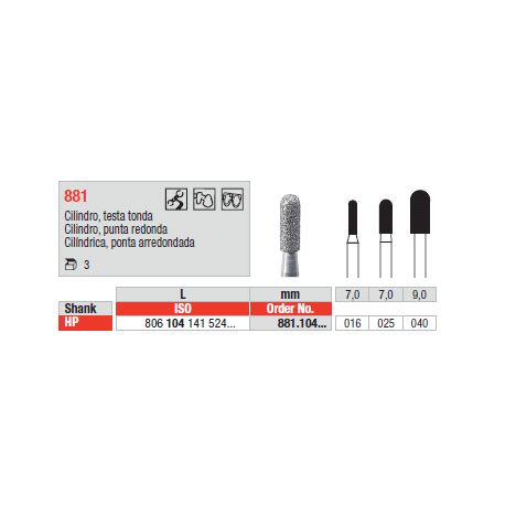 STRUM.881.104.025 STANDARD HP 3pz