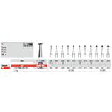 FRESE ACCIAIO 3.104.018 pz.6            