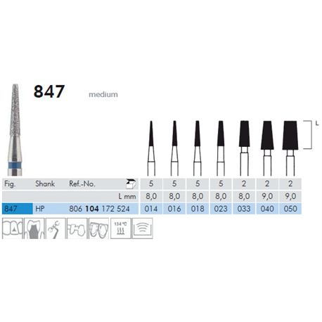 FRESE DIAM. 847.104.014 Pz.5            