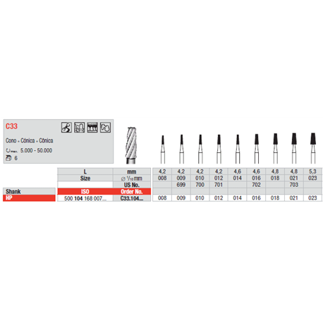 FRESE C33.104.014 pz.6                  