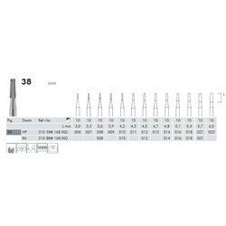 FRESE ACCIAIO 38.104.012 Pz.10          