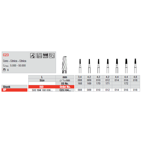 FRESE TUNG.C23.104.009 Pz.6             