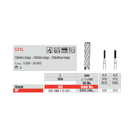 FRESE TUNG.C31L.104.012 PZ.6            