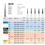 FRESE DIAMANTATE 859.104.014 Pz.5